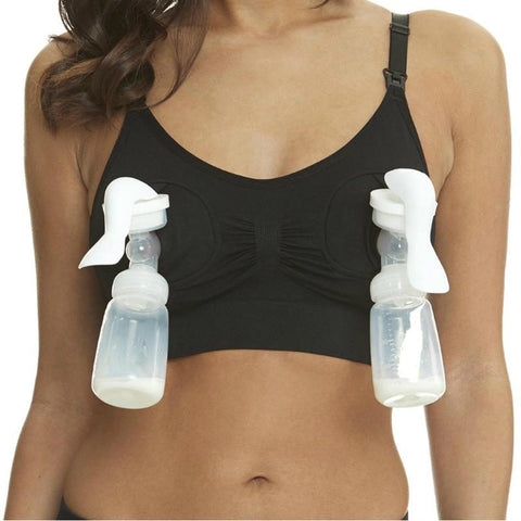 ANA WIZ HANDS FREE PUMPING BRA SMALL BLACK