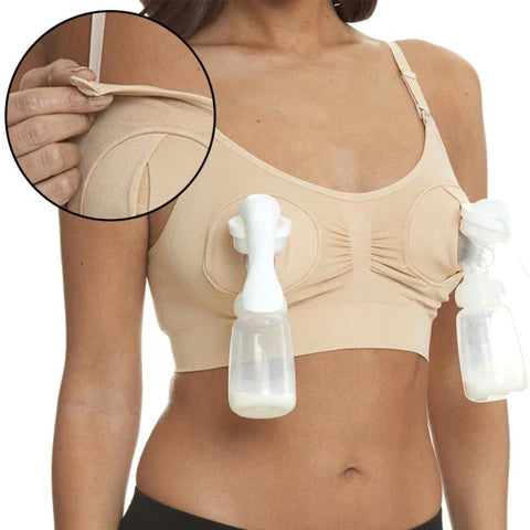 ANA WIZ HANDS FREE PUMPING BRA LARGE NUDE