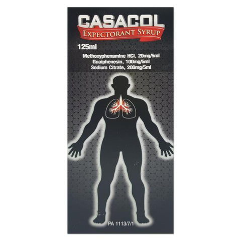 CASACOL EXPECTORANT SYRUP 125ML 715209