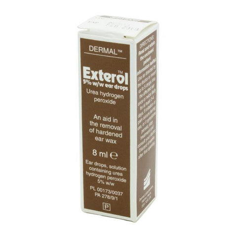 Exterol 5% w/w ear drops