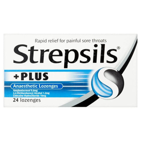 STREPSILS PLUS LOZENGES 24S 256188