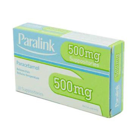 PARALINK 500MG SUPPOSITORIES 10S 186732