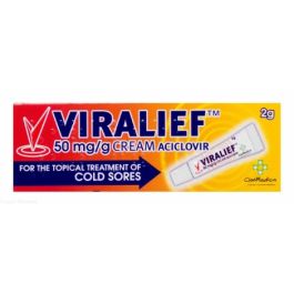 VIRALIEF COLDSORE CREAM 2G 310417