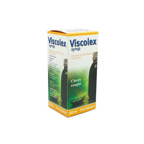 VISCOLEX CARBOCISTEINE SYRUP 250ML 278181